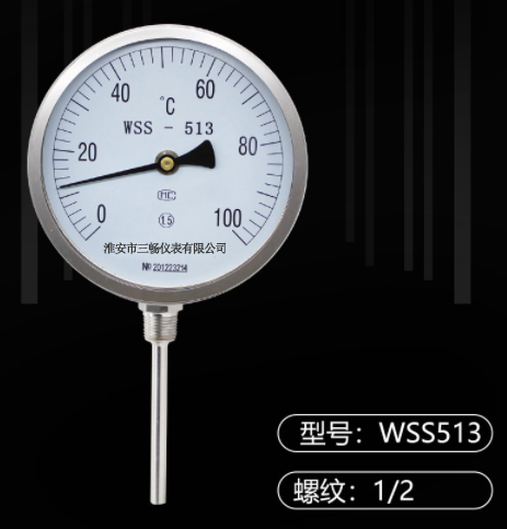 WSS-513双金属温度计