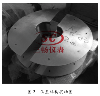 法兰结构实物图