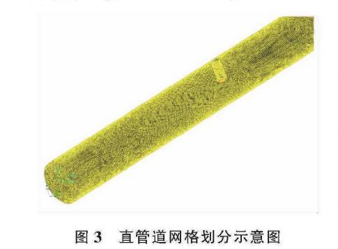 直管道网格划分示意图