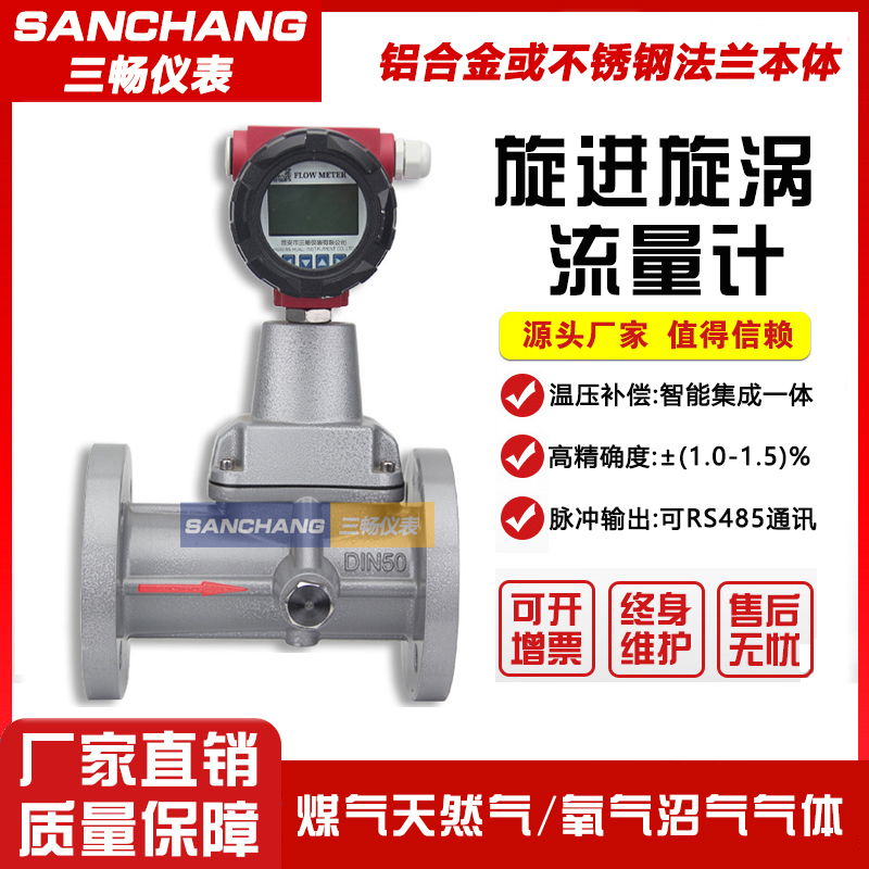 旋进旋涡流量计