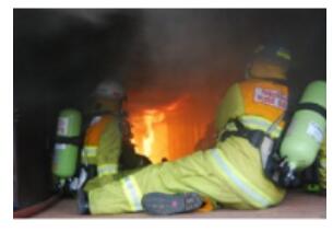 农村消防局使用铂铑热电偶进行火灾温度测量